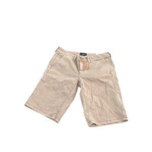 American Eagle Khaki Jr Women's Low Rise Stretch Bermuda Shorts Size 4 NWT